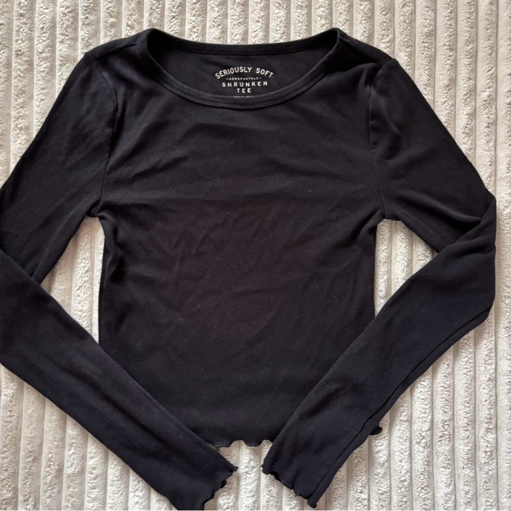 Aeropostale Black Women's Top